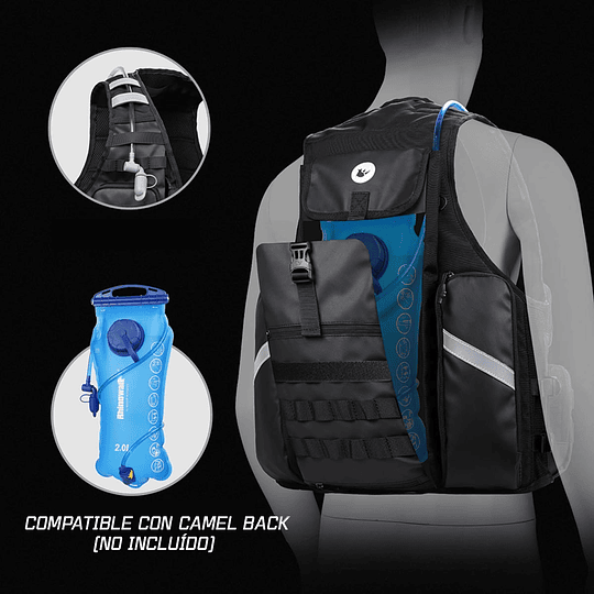 Chaleco utilitario para moto Rhinowalk MT1012 Multi función outdoor