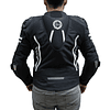 Chaqueta para moto armad gear steel racing con joroba