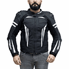 Chaqueta para moto armad gear steel racing con joroba