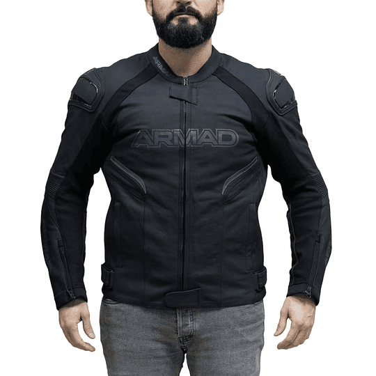 Chaqueta para moto armad gear vegas cuero
