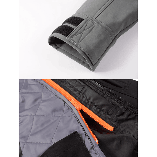 Chaqueta para moto lyschy LY-2035 urbana con protecciones multi estacion