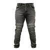 Pantalon jeans moto armad gear over gris kevlar