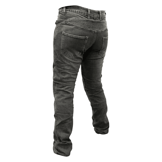 Pantalon jeans moto armad gear over gris kevlar