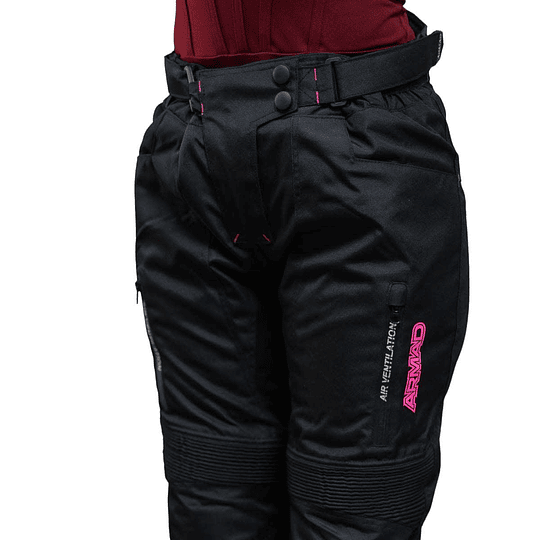 Pantalon moto armad gear lina mujer maxdura impermeable