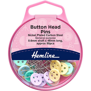 Alfiler cabeza de botón 