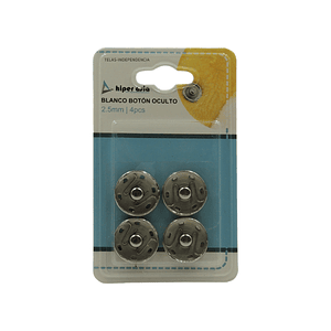 Botón oculto 2.5mm