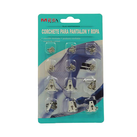 Corchete para pantalón y ropa