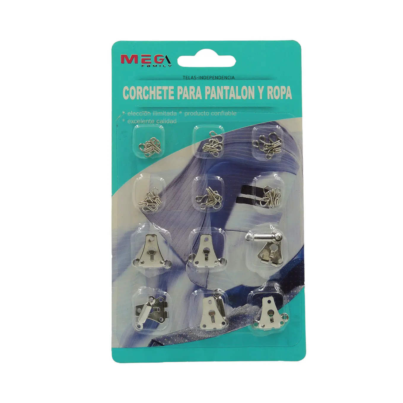 Corchete para pantalón y ropa 1