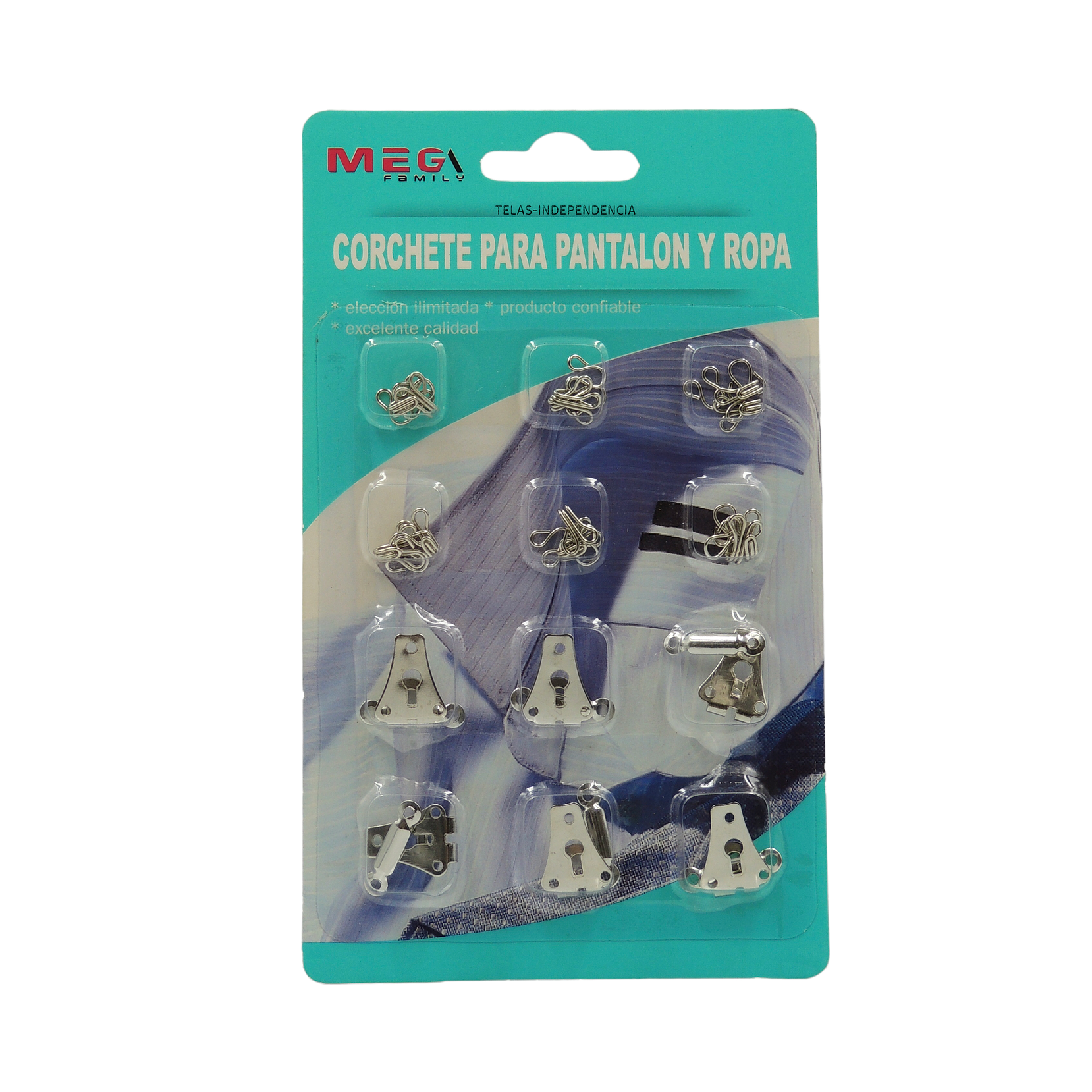 Corchete para pantalón y ropa 1