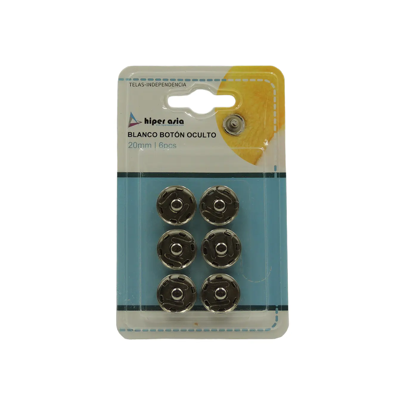 Botón oculto 20mm 1