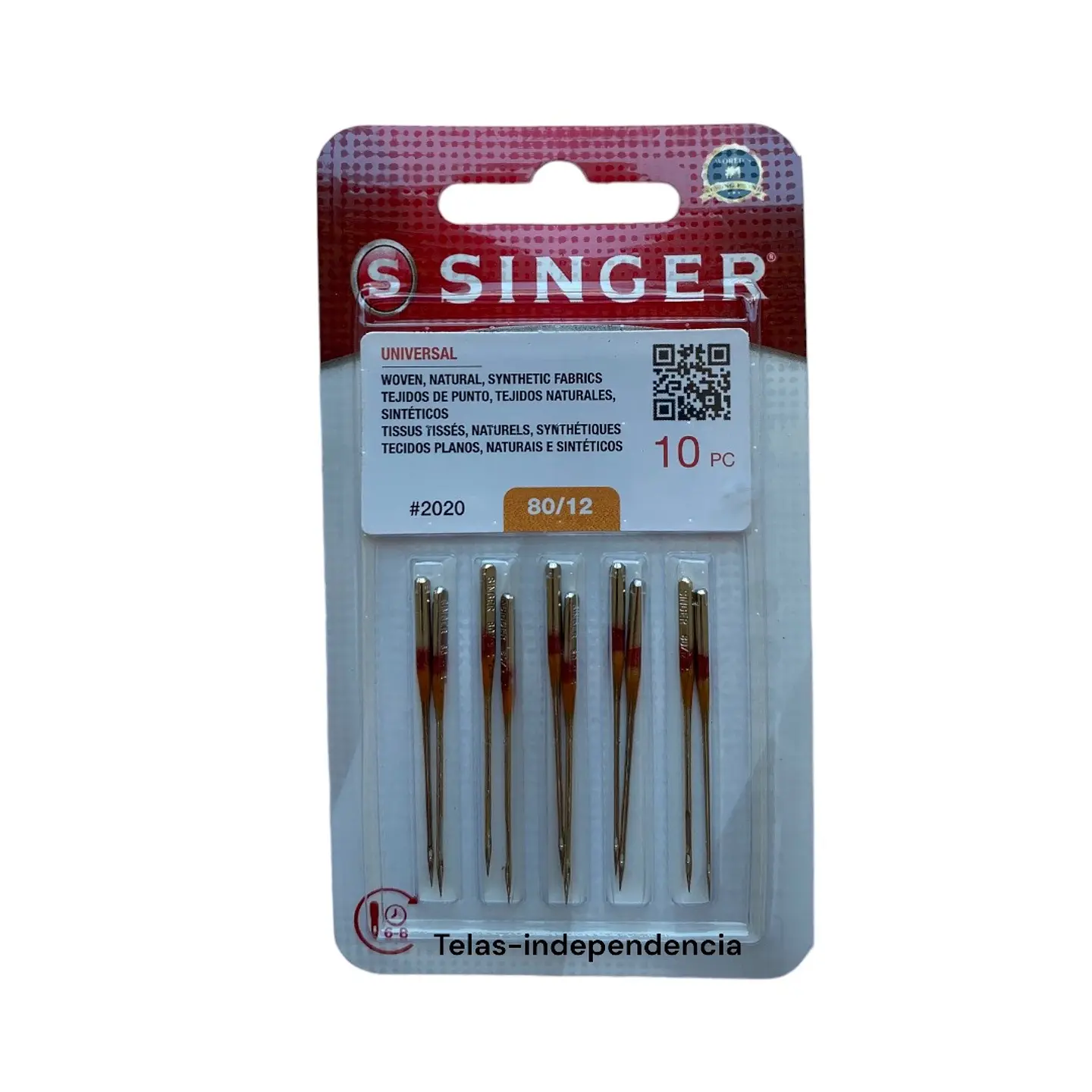 Aguja singer 80/12 2