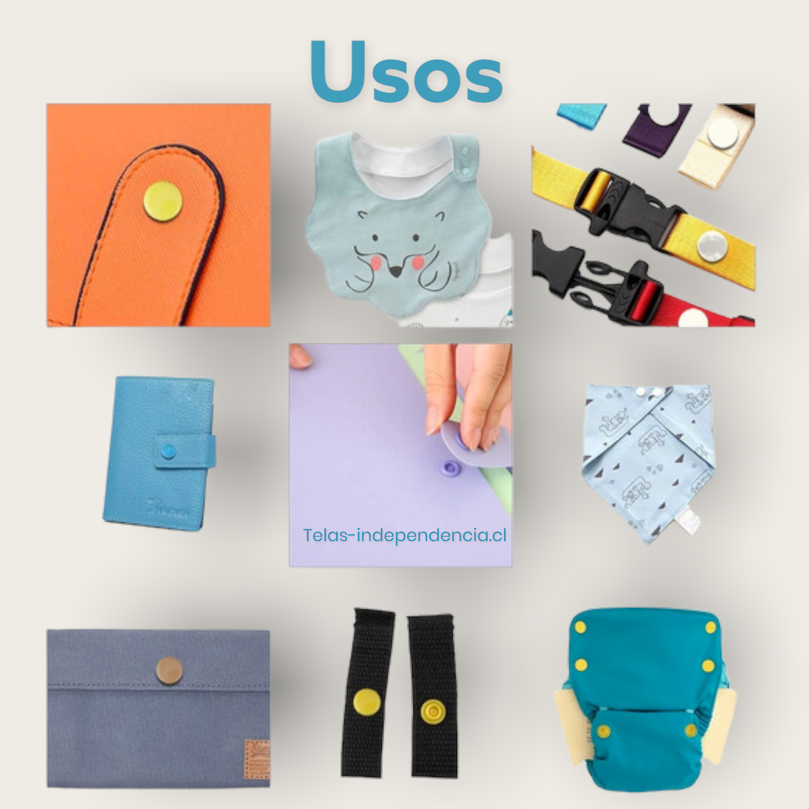 Kit de broches plásticos  6