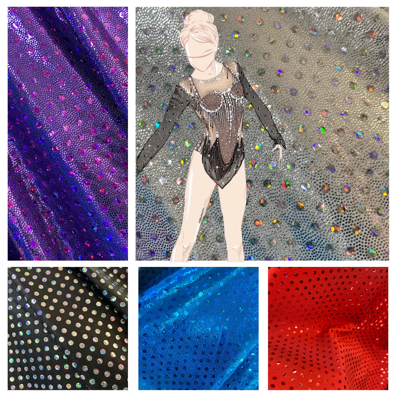 Lycra Dupont Lentejuela 1