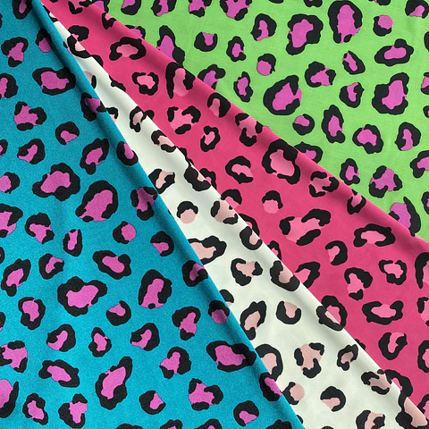 Lycra Dupont Print Colors