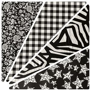 Lycra Dupont Blanco/Negro