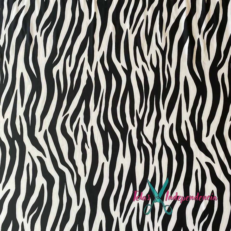Lycra Dupont Blanco/Negro 6