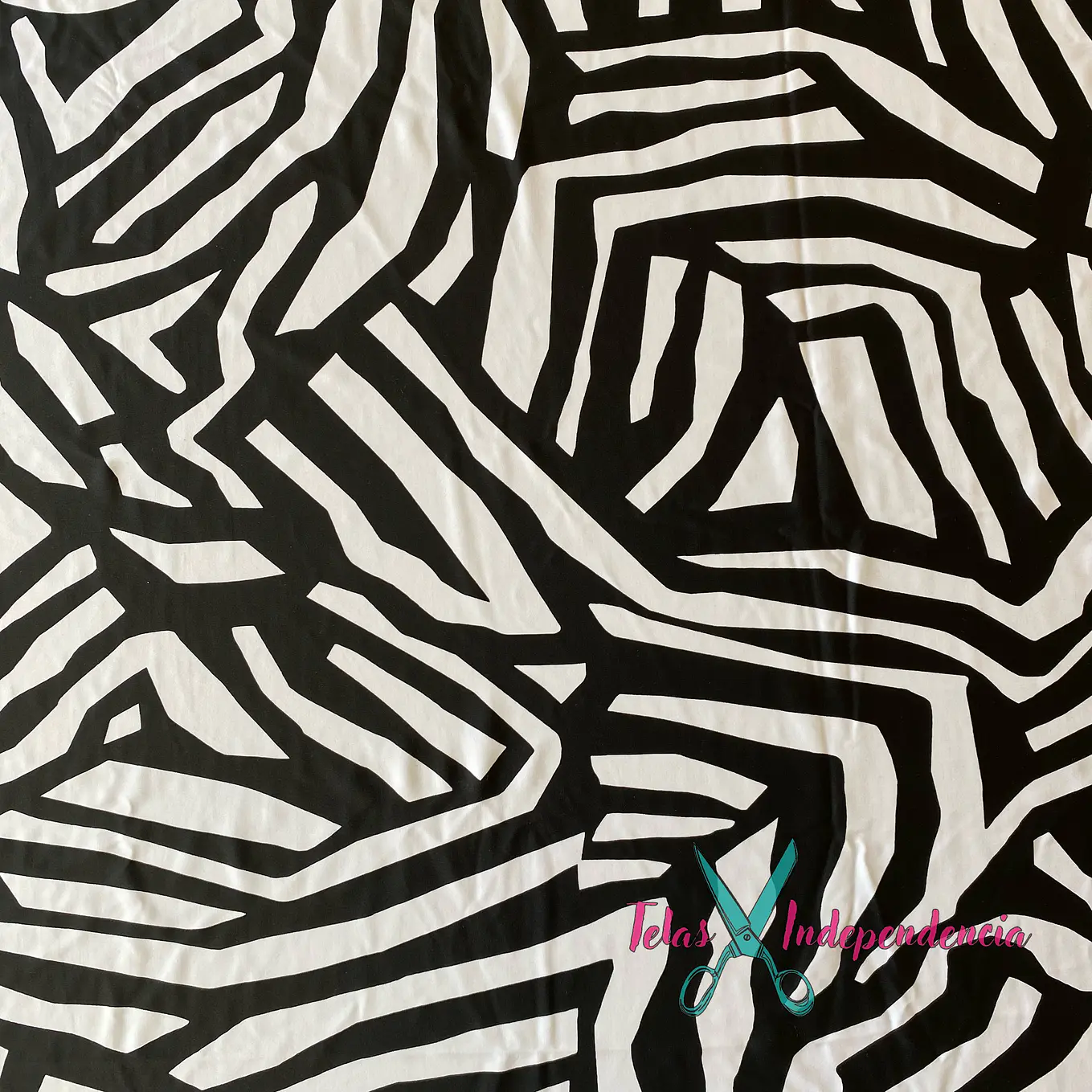 Lycra Dupont Blanco/Negro 5