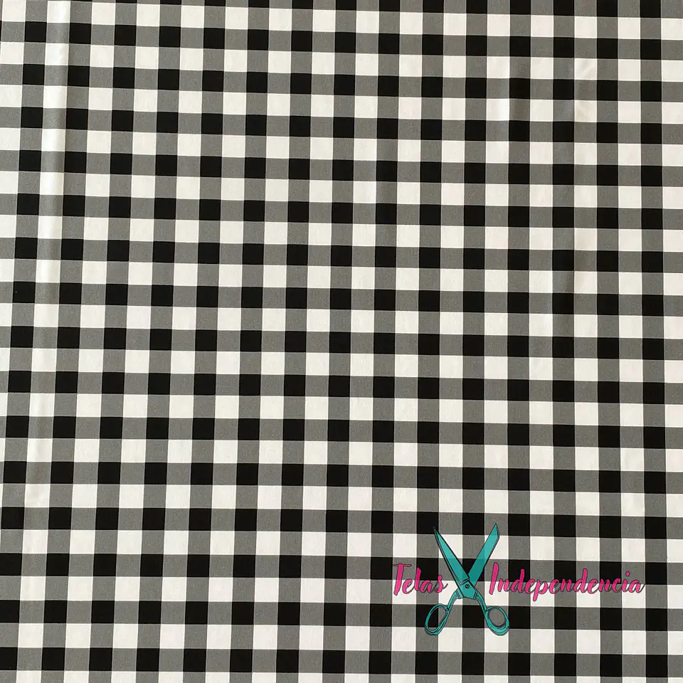 Lycra Dupont Blanco/Negro 9