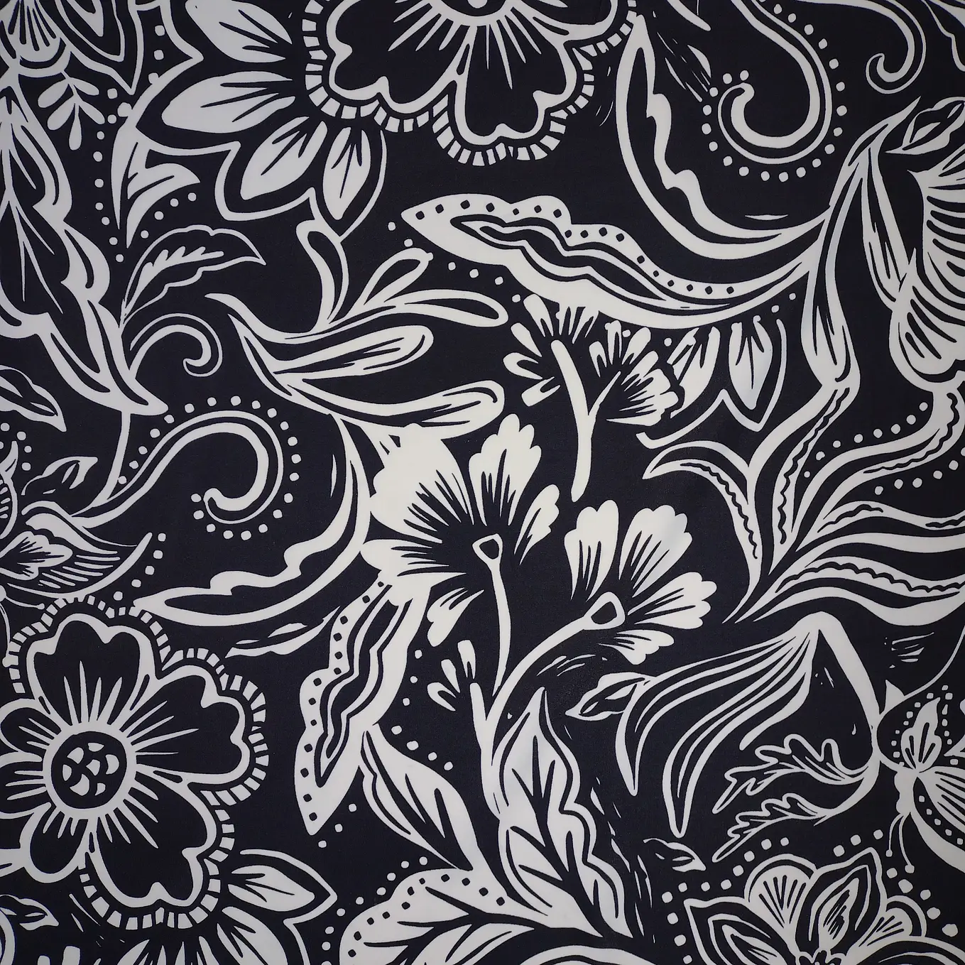 Lycra Dupont Blanco/Negro 8