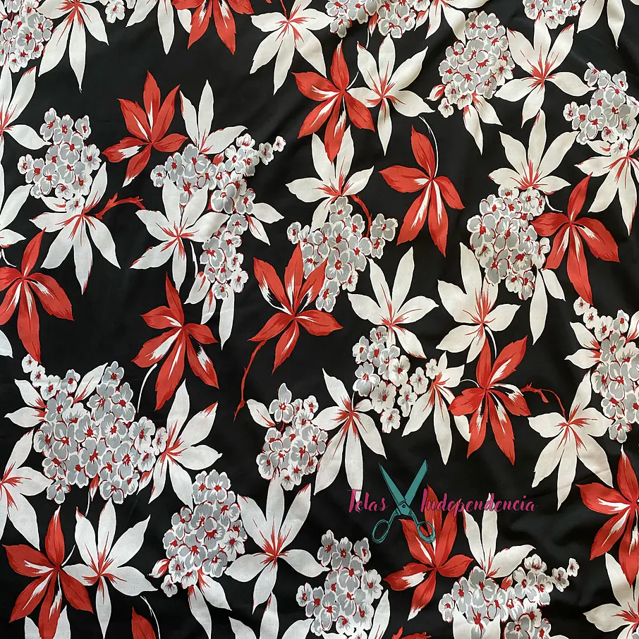 Lycra Fría Flores 7