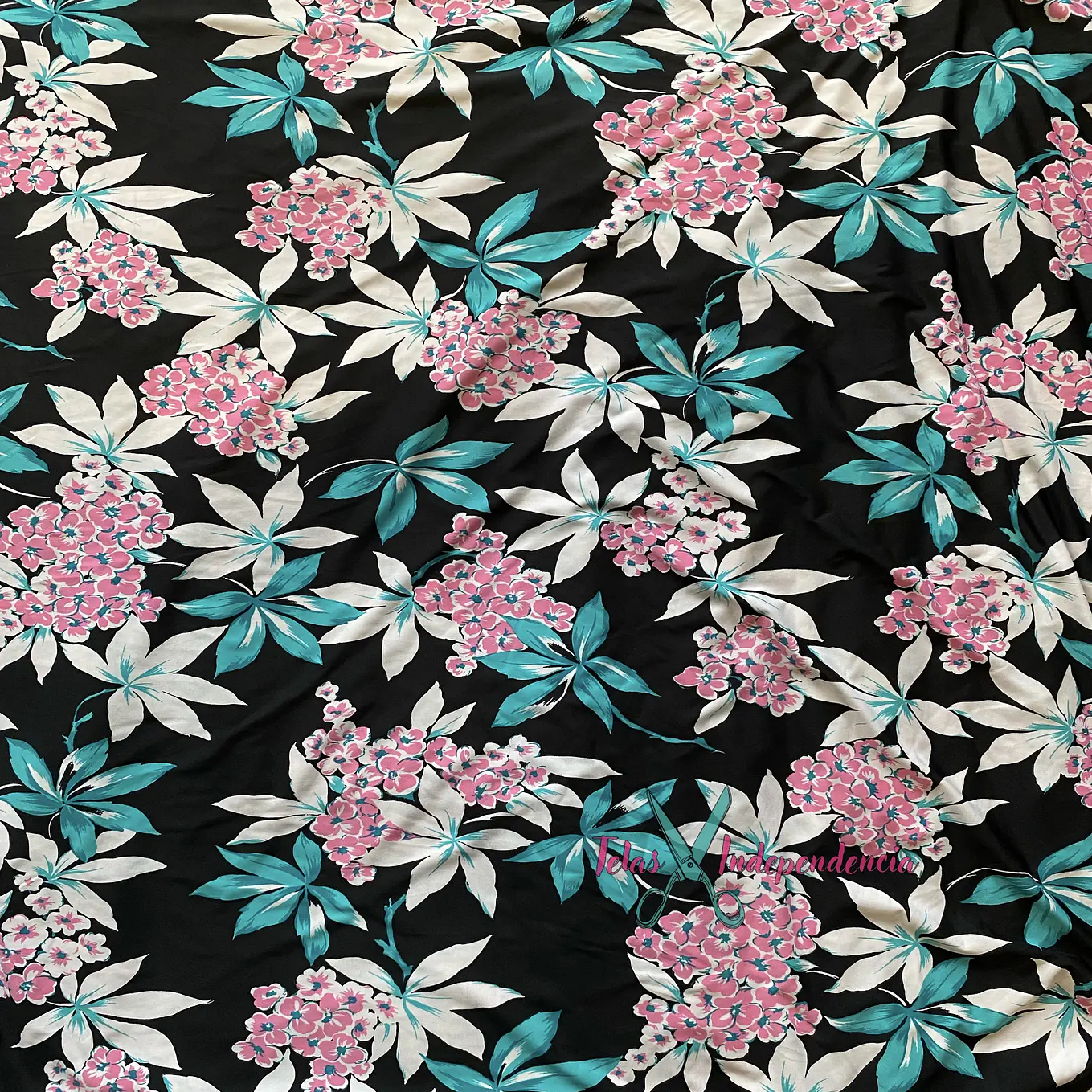 Lycra Fría Flores 3