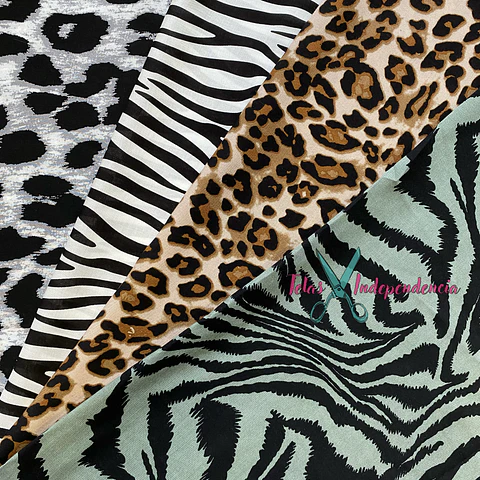 Viscosa Animal Print 