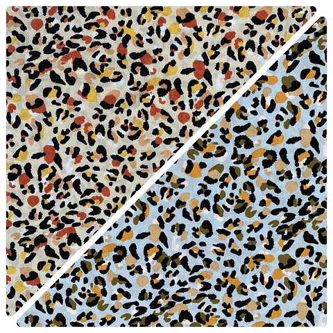 Viscosa Animal Print