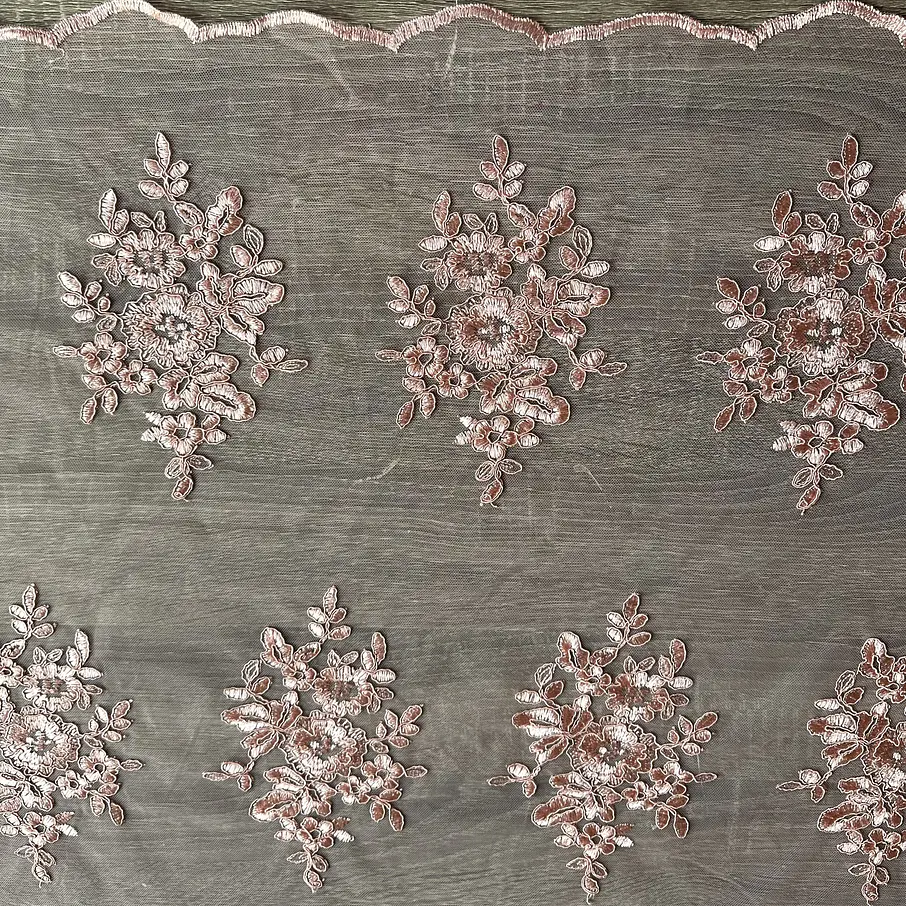 Tul bordado colores  13