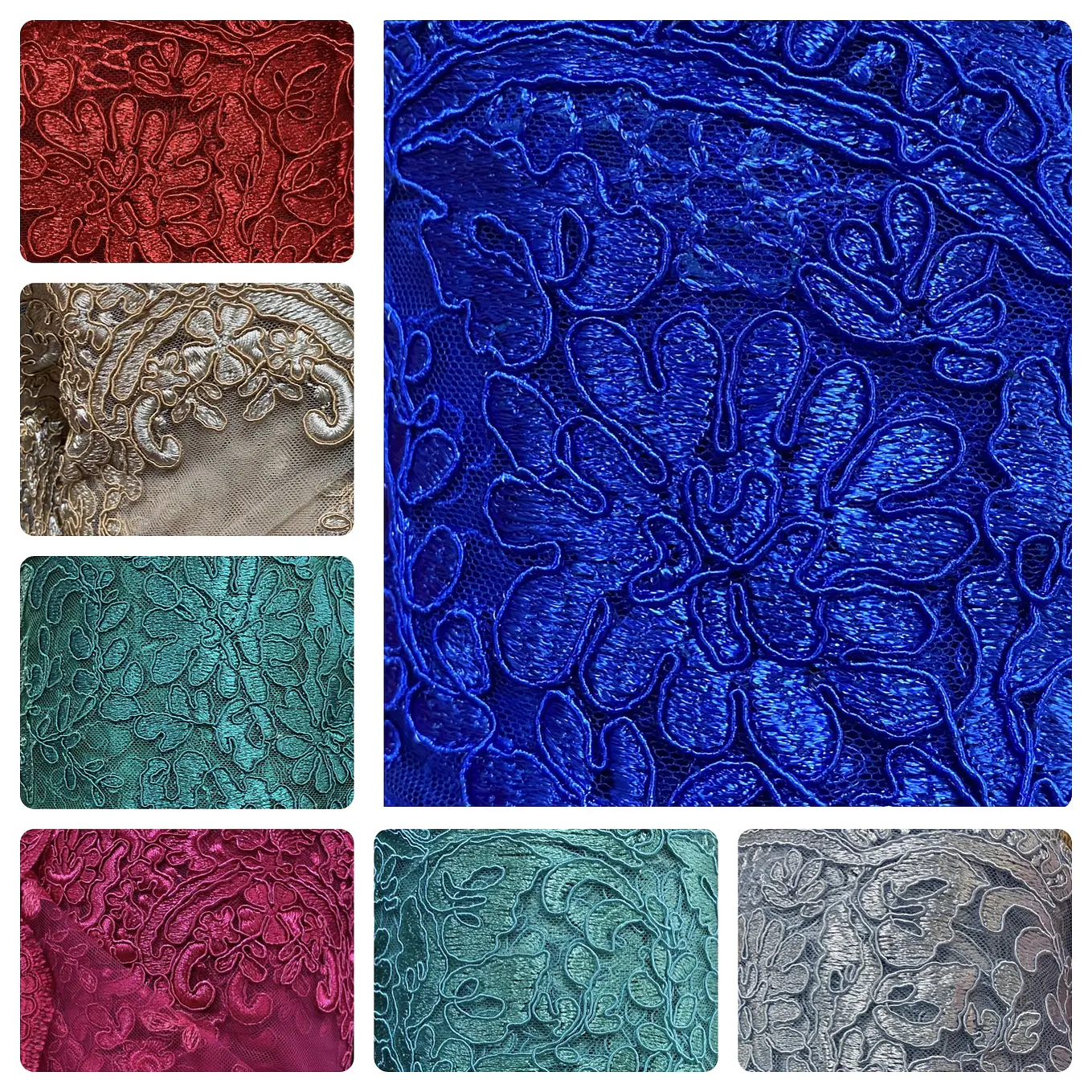 Tul bordado colores  1