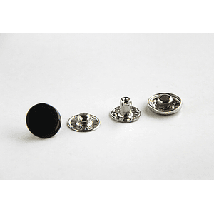 Broches C-Resorte Negro 15mm