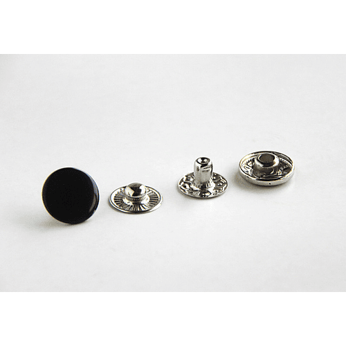 Broches C-Resorte Negro 15mm