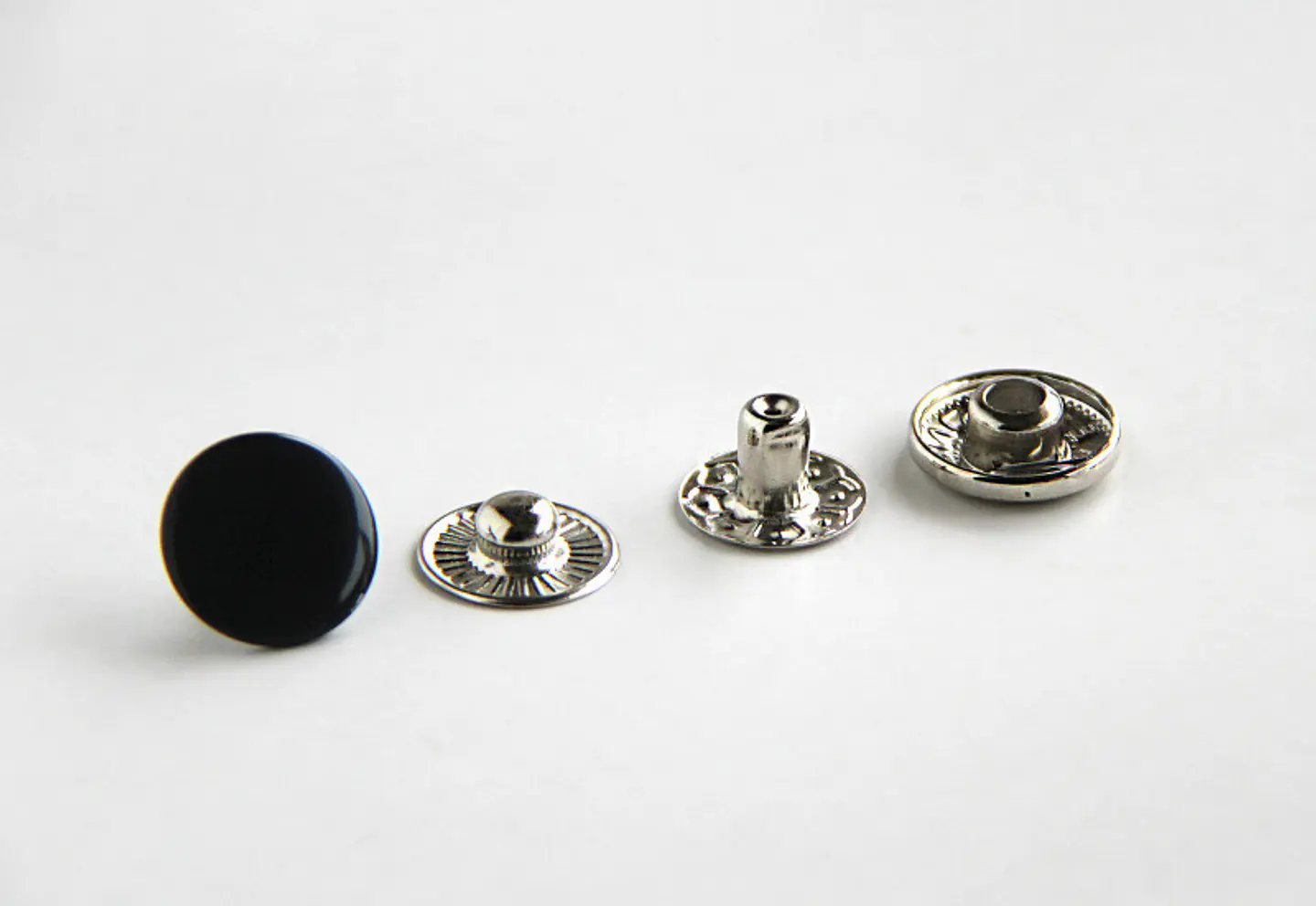 Broches C-Resorte Negro 15mm 1