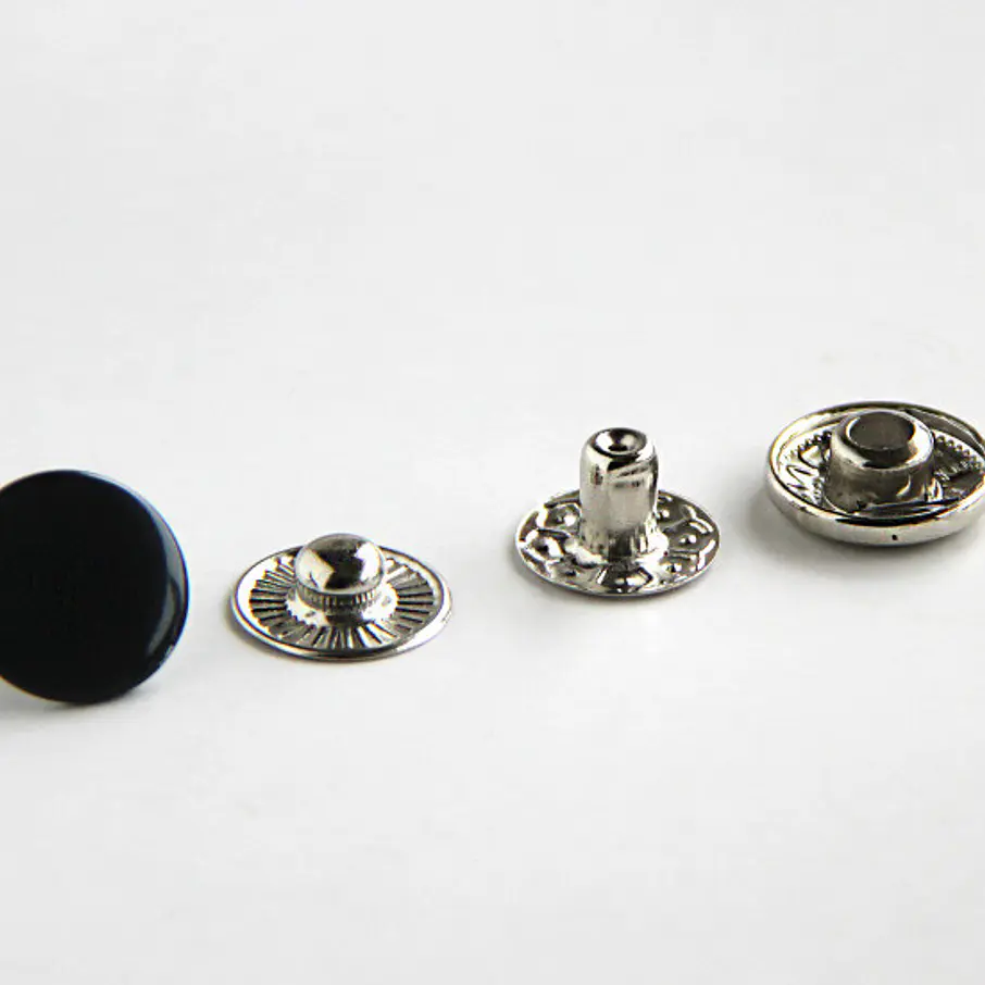 Broches C-Resorte Negro 15mm 1