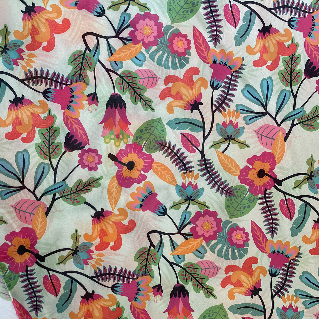 Armany Satén Flores 10