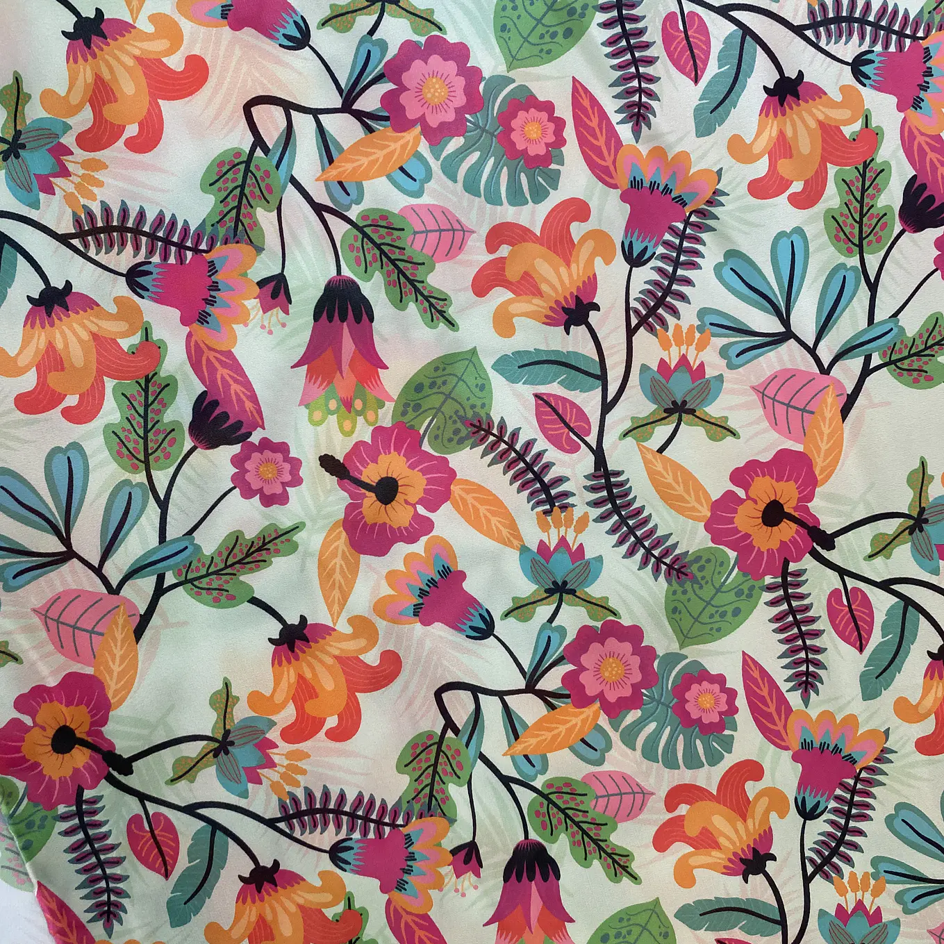 Armany Satén Flores 10