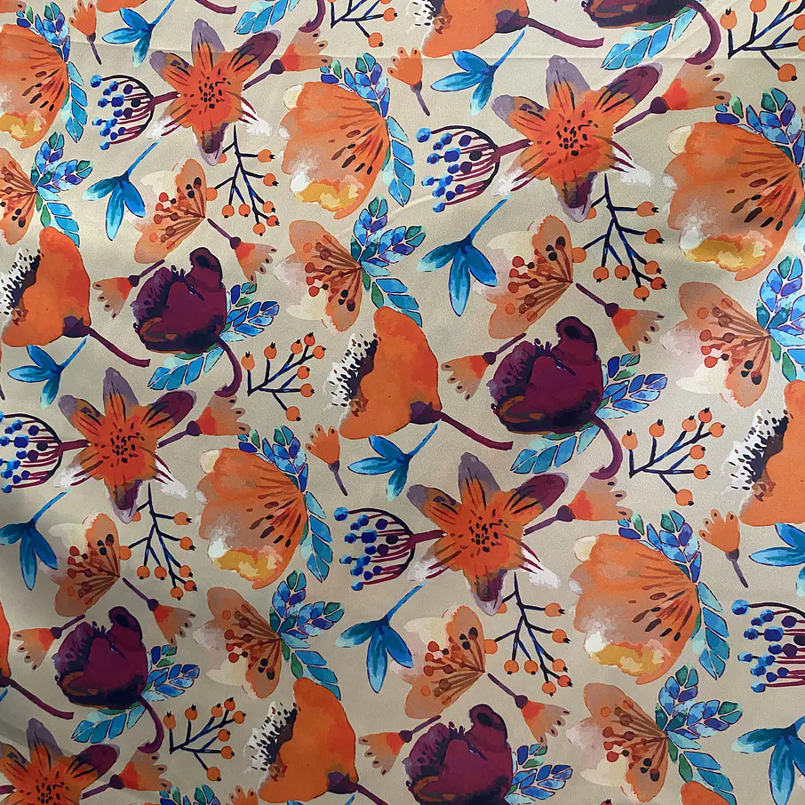 Armany Satén Flores 16