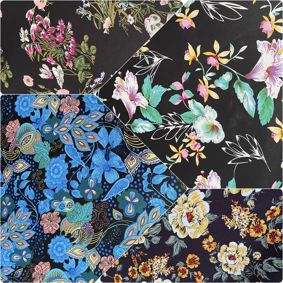 Lycra Fria floreada 1