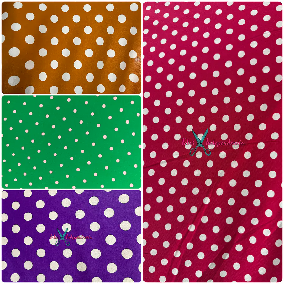 Lycra Fria Lunares  1