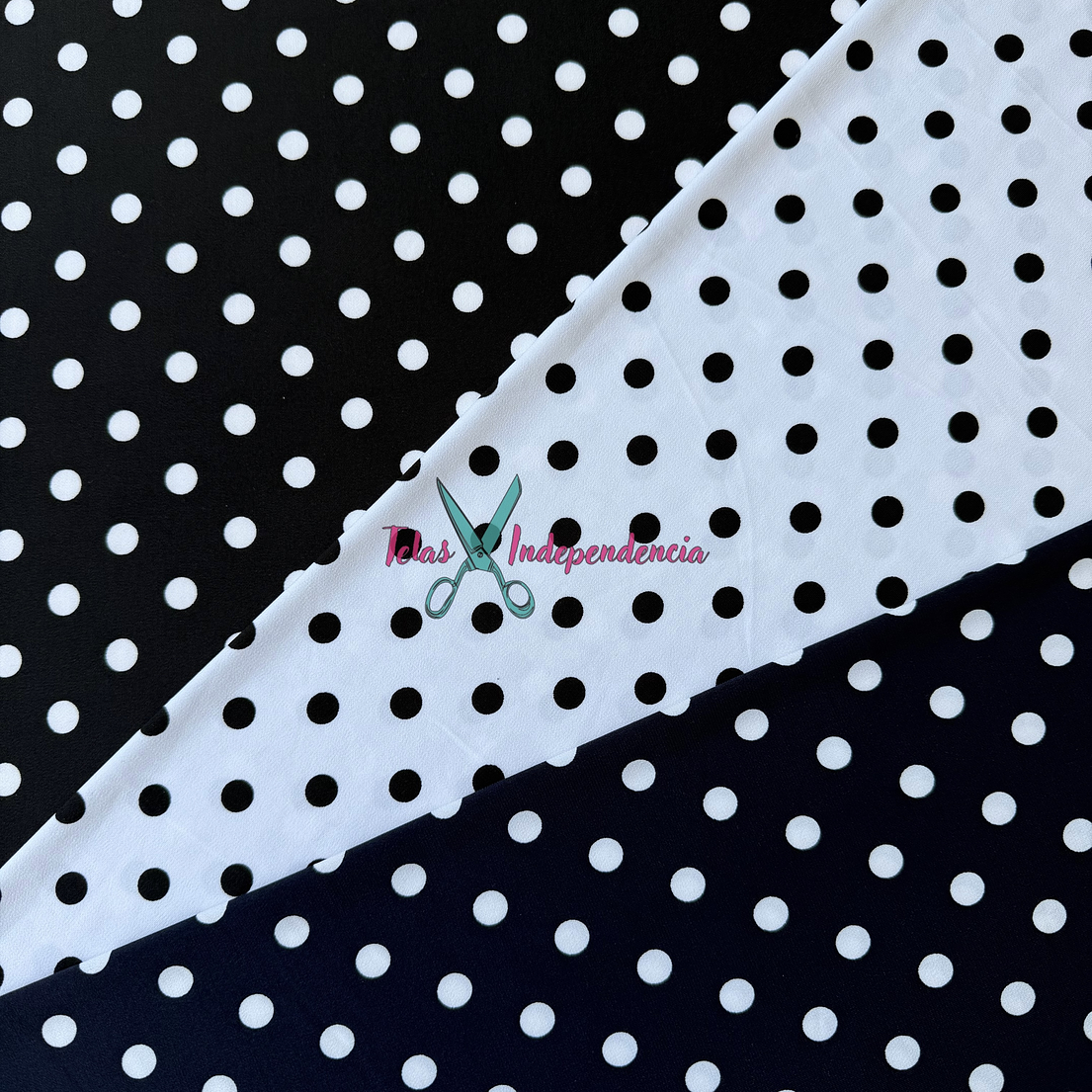 Lycra Fria Lunares  1