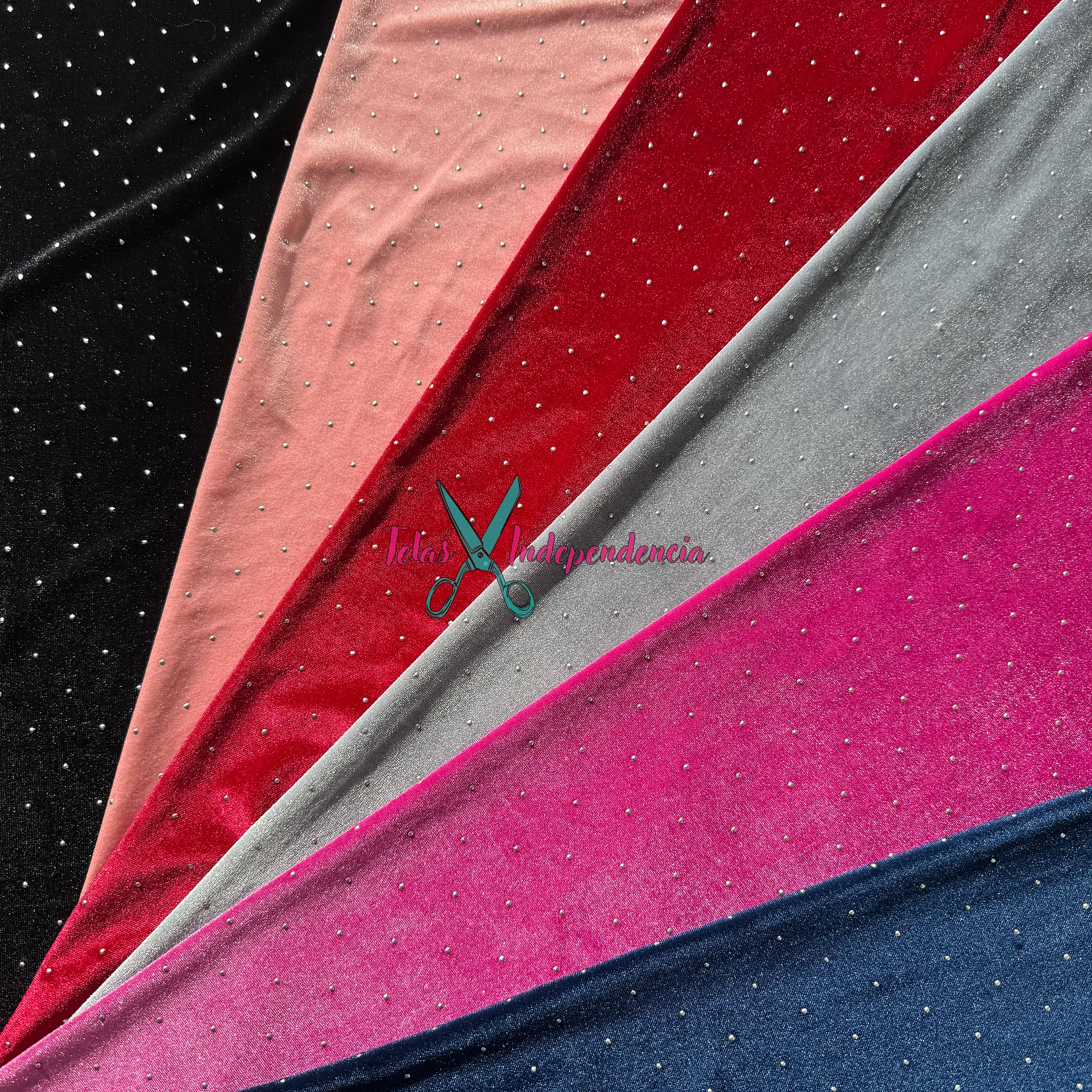 Terciopelo Tachas  9