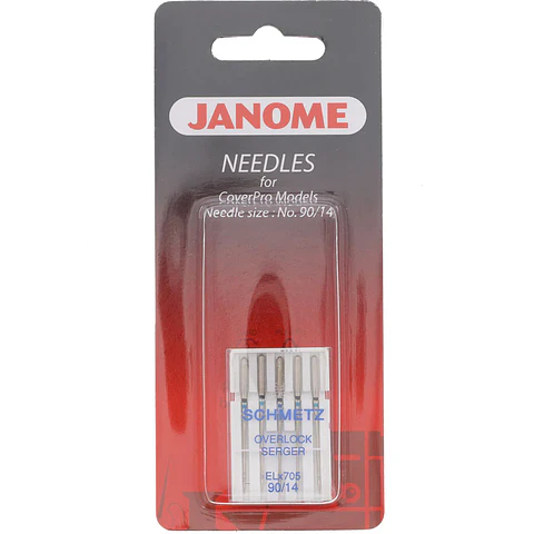 Agujas Janome Schmetz CoverPro 90/14