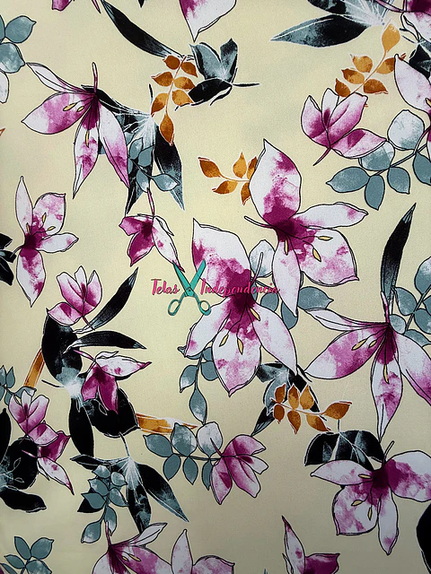 Lycra Fria Flores 