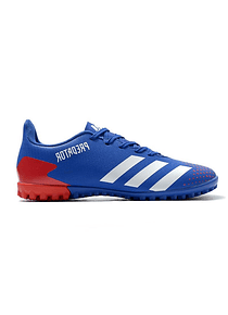 Adidas Predator 20.4 TF Azul/Rojo 