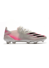 Adidas X Ghosted.1 Blanco/Rosa FG