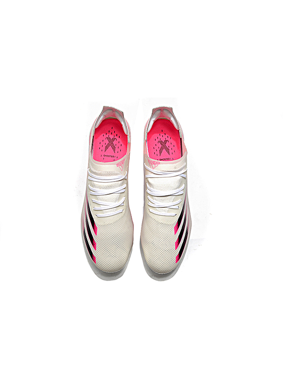 Adidas X Ghosted.1 Blanco/Rosa FG