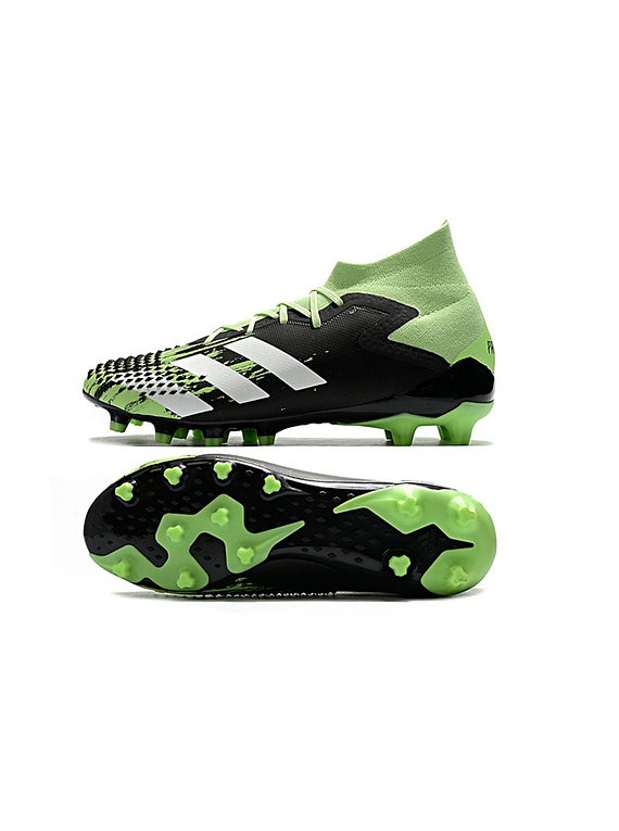 Adidas Predator Mutator 20.1 AG Sock - Negro / Verde / Blanco