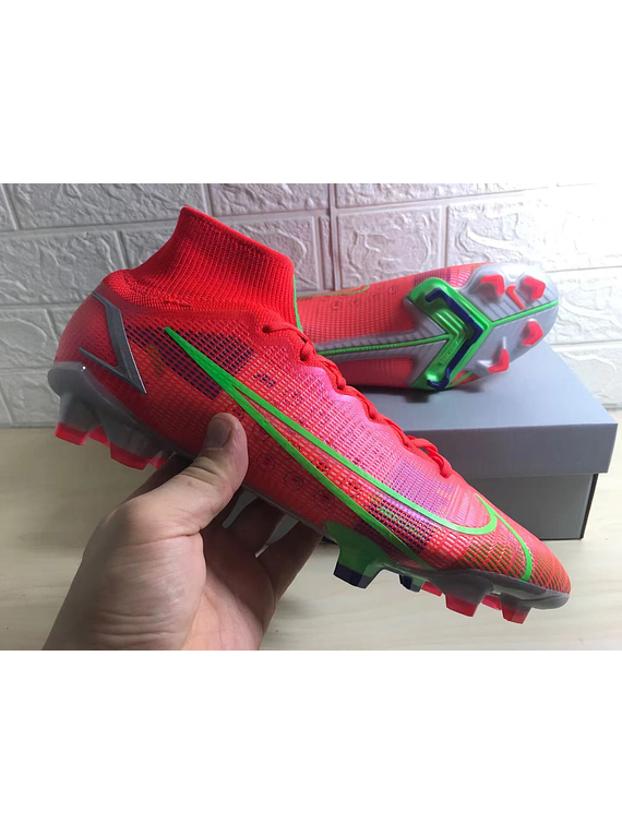 Nike Mercurial Superfly VIII Elite FG Salmon/Metálico