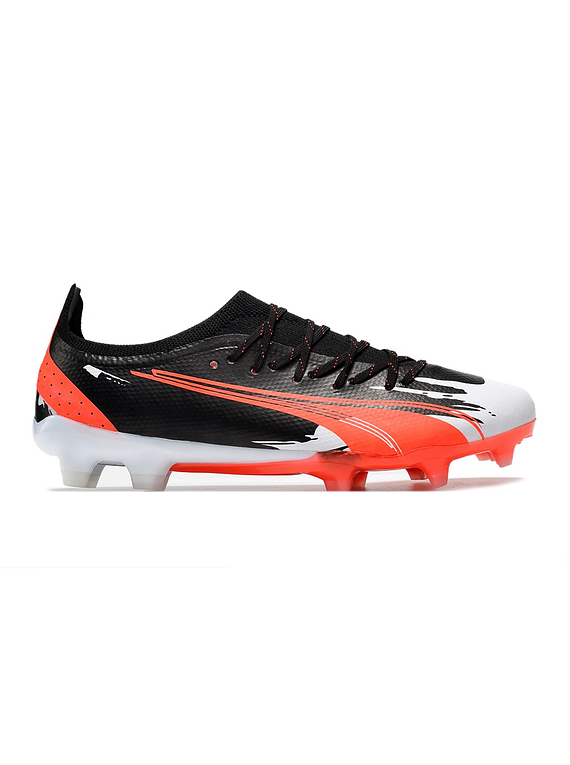 Puma Ultra Ultimate FG Negro/Blanco/Naranja