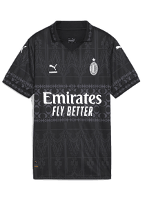 Camisa AC Milan x Pleasures 23/24 Authentic