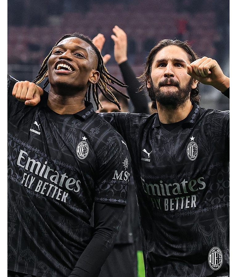 Camisa AC Milan x Pleasures 23/24 Authentic